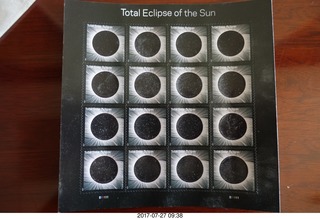 eclipse - Xi'an - Wild Goose Pagoda - personal stamp