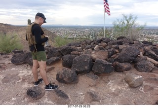 Jose atop Thunderbird Mountain