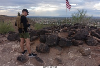 Jose atop Thunderbird Mountain