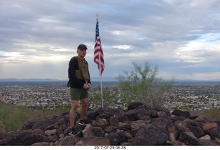 Jose atop Thunderbird Mountain