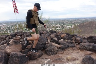 Jose atop Thunderbird Mountain