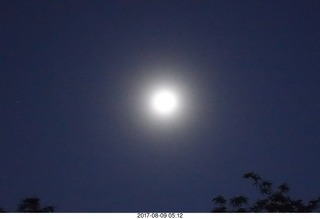 full moon, reduced exposure
