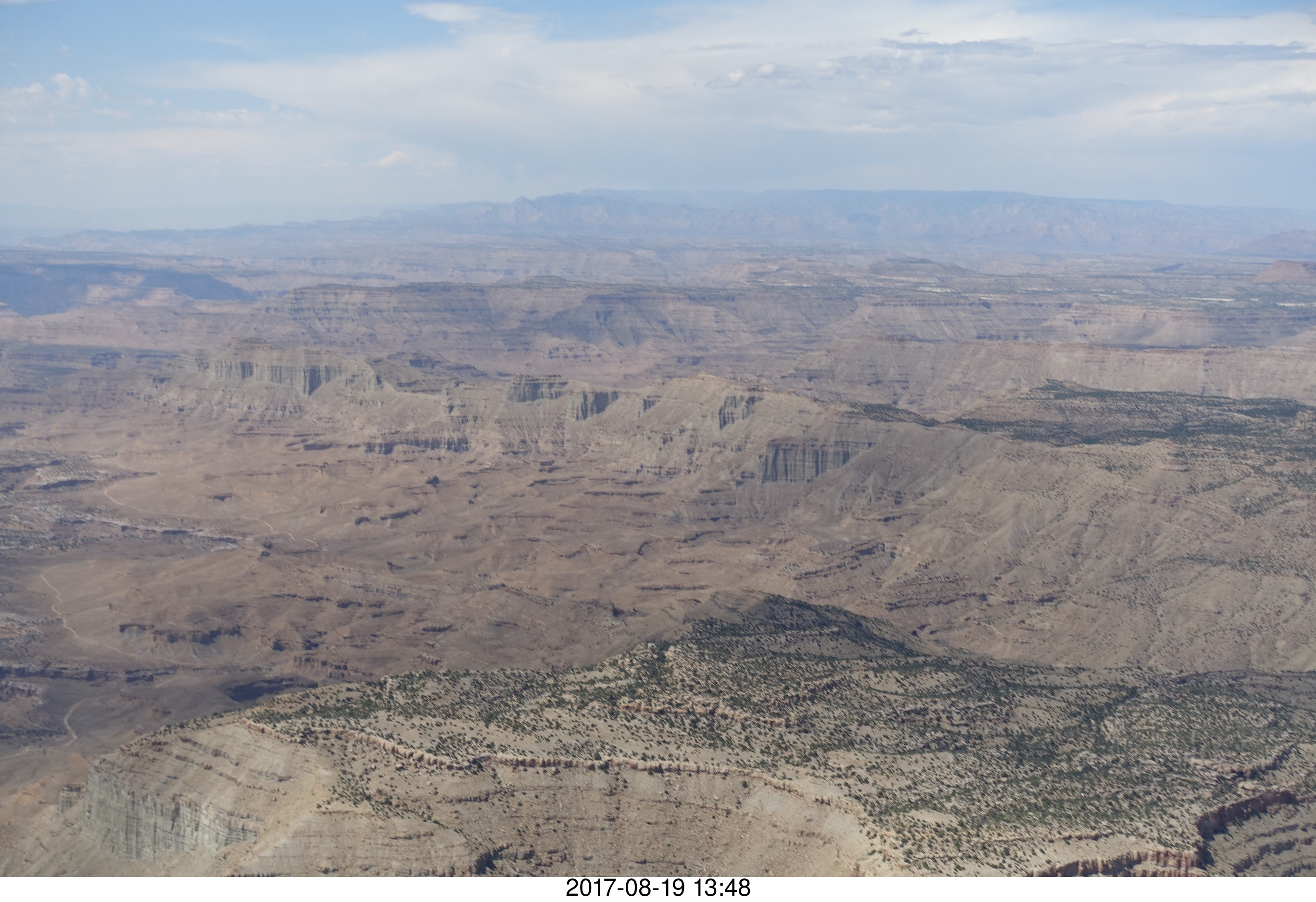 aerial - north of Canyonlands