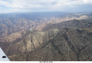 198 9sk. aerial - Book Cliffs - Desolation Canyon