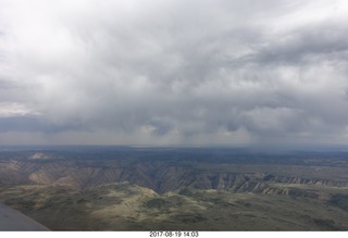 201 9sk. aerial - Book Cliffs - Desolation Canyon - clouds