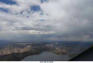 202 9sk. aerial - Book Cliffs - Desolation Canyon - clouds