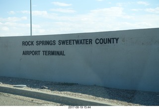 249 9sk. Rock Springs airport terminal