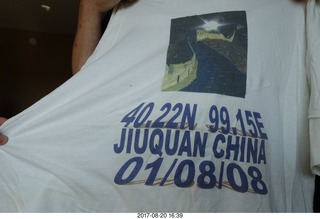 87 9sl. Thermopolis Day's Inn - the correct version of my Jiuguan shirt