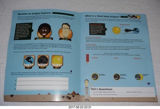 142 9sl. Junior Ranger Eclipse Explorer booklet