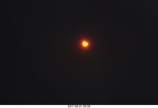 46 9sm. Riverton Airport eclipse - partial