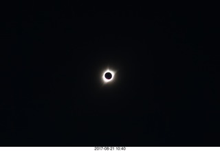 63 9sm. Riverton Airport total solar eclipse