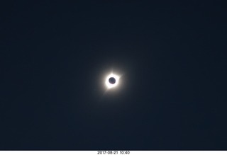 65 9sm. Riverton Airport total solar eclipse