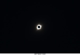 68 9sm. Riverton Airport total solar eclipse