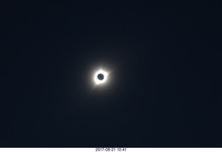 70 9sm. Riverton Airport total solar eclipse