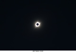73 9sm. Riverton Airport total solar eclipse
