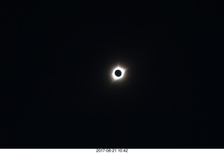75 9sm. Riverton Airport total solar eclipse