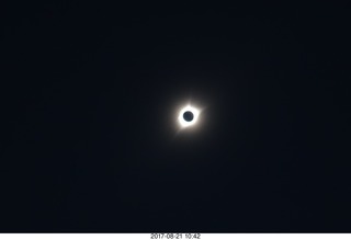 76 9sm. Riverton Airport total solar eclipse