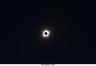 79 9sm. Riverton Airport total solar eclipse