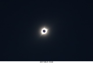 80 9sm. Riverton Airport total solar eclipse