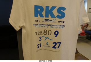 125 9sm. Rock Springs Airport t-shirt