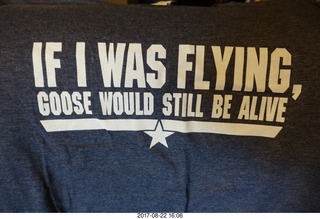 100 9sn. If I was flhying, Goose would still be alive T-shirt