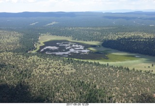 22 9ss. aerial - sort-of lake near Flagstaff