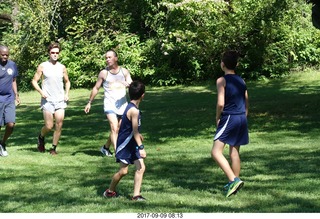 Cheltenham Cross Country CHS-XC - Curtis Arboretum - after the race - cooldown - Adam Alper, three Grosses