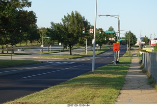 Northeast Philadelphia - Roosevelt Boulevard - old Nabisco / Kraft factory being torn down - tree stumps