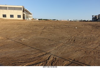 Northeast Philadelphia - Roosevelt Boulevard - old Nabisco / Kraft factory being torn down - tree stumps