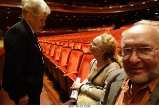 607 9ud. Antoinette and Betsy and Adam at the Kimmel Center