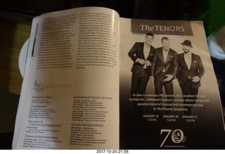 Phoenix Symphony - Beethoven #9 - program