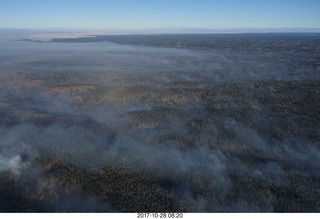 1896 9uu. aerial - Grand Canyon with fires on the north rim