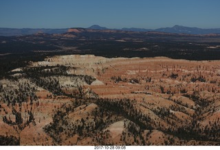 aerial - Bryce Canyon amphitheater