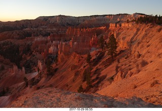 Bryce Canyon amphitheater at sunrise