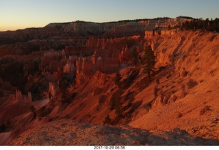 Bryce Canyon amphitheater at sunrise