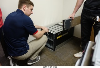 Clear Demand data center equipment being moved