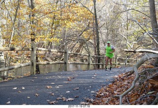 3144 9vk. Pennypack Park run - Adam running