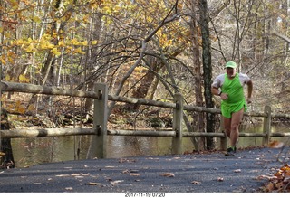 3147 9vk. Pennypack Park run - Adam running