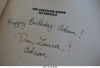 Happy Birthday Adam - from Dan, Laura, and Adrian