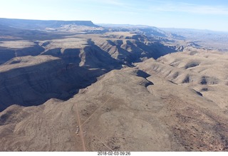 152 9y3. aerial - Grand Gulch