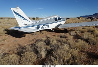 158 9y3. Grand Gulch airstrip + N8377W