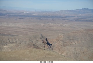 aerial - near Grand Gulch airstrip