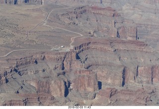 aerial - Grand Canyon West Skywalk
