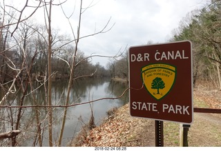 Princeton canal run sign