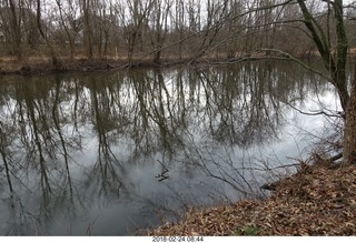 Princeton canal run - raindrops