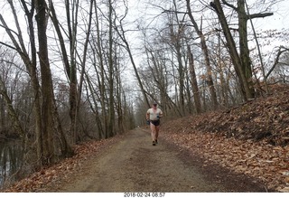 3153 9yq. Princeton canal run - Adam running