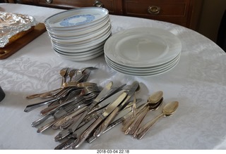 Birds and Hirota get-together - dishes and flatware