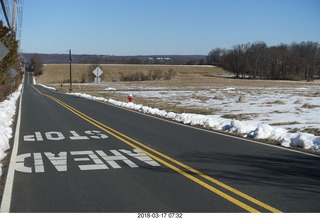 Airport Road sign