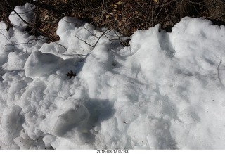 Cherry Valley Road and Province Line Road - Bedens Brook run  - snow