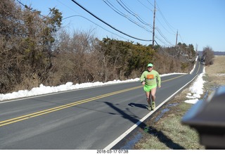 3157 9zh. Cherry Valley Road and Province Line Road - Bedens Brook run  - Adam running